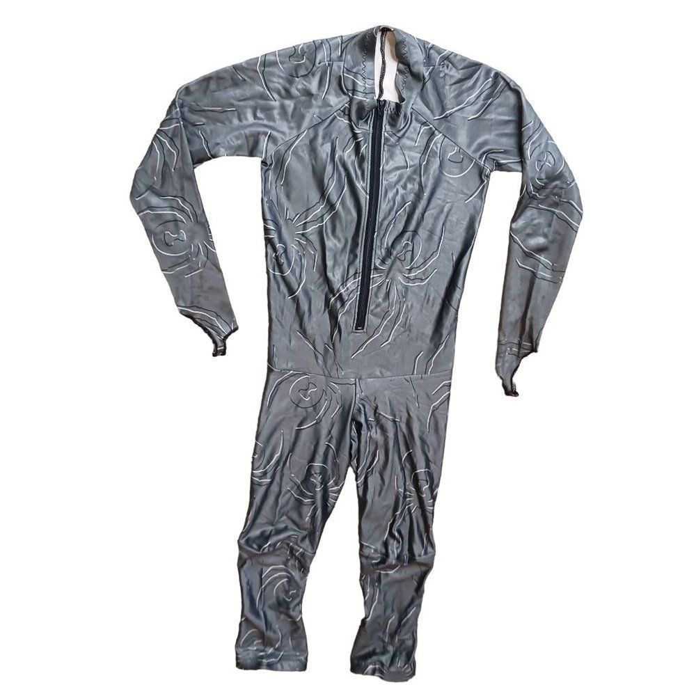 Spyder Gray Full-Body Ski Race Suit